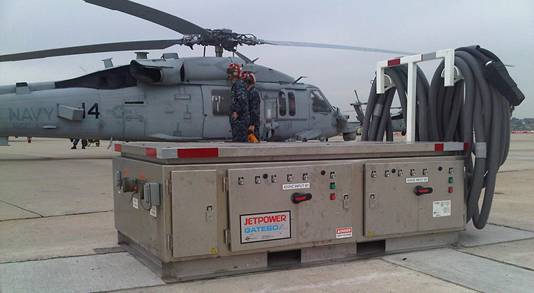 Helicopter ground power units