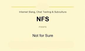 what does nfs mean snapchat