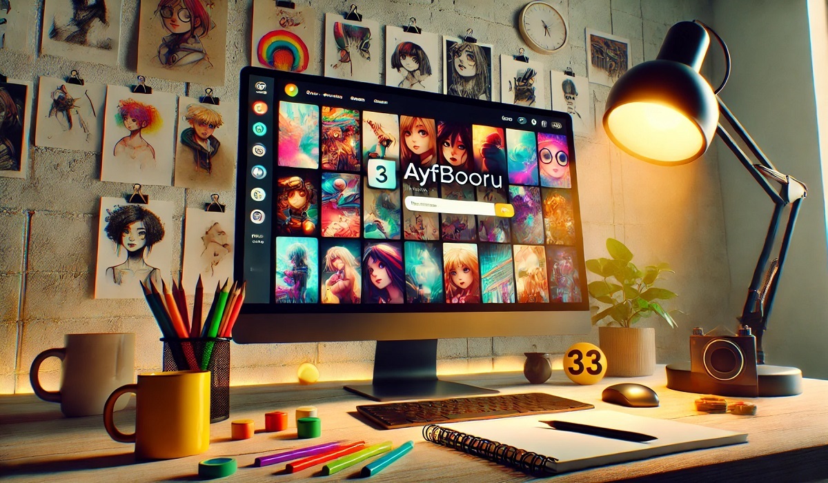 An engaging view of ayfbooru platform showcasing digital fan art and interactive user features.