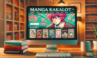 Mangakakalot website showing manga collection and user-friendly interface