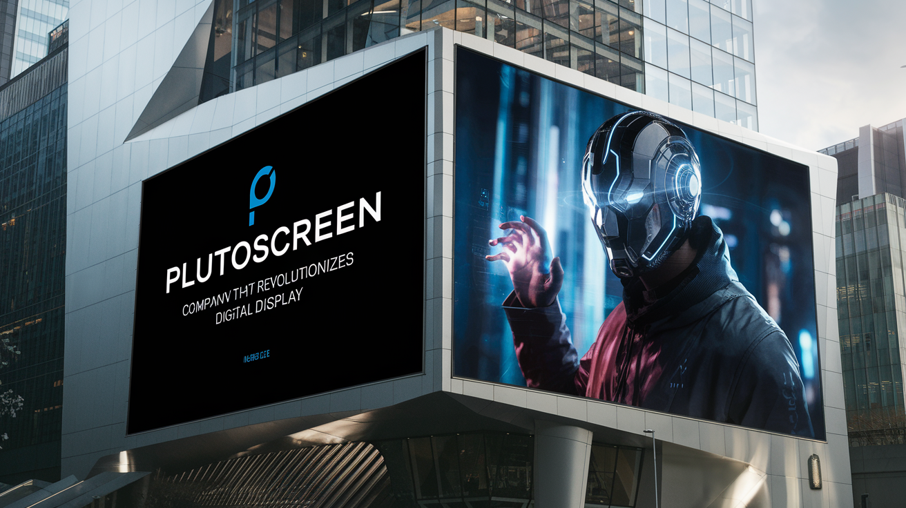 A sleek digital interface representing Plutoscreen com, offering streaming content.