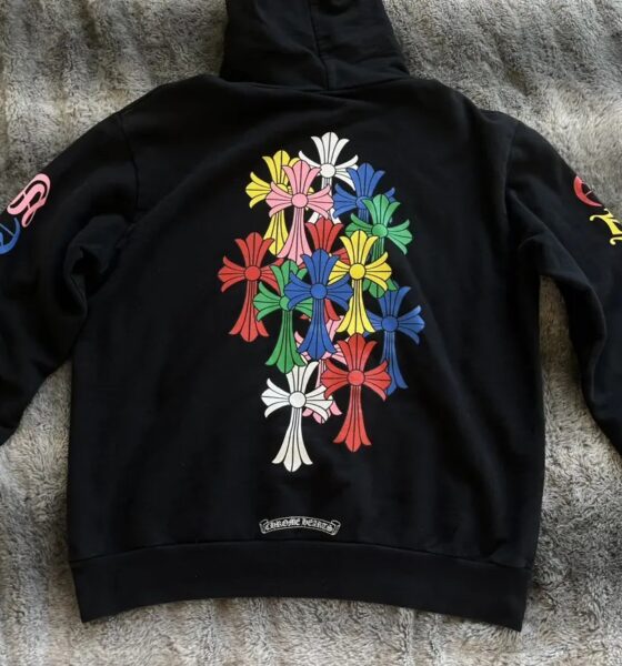 Chrome Hearts Hoodie Color Cross with vibrant design and intricate craftsmanship