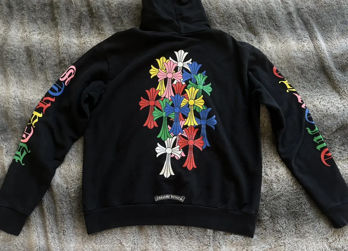 Chrome Hearts Hoodie Color Cross with vibrant design and intricate craftsmanship