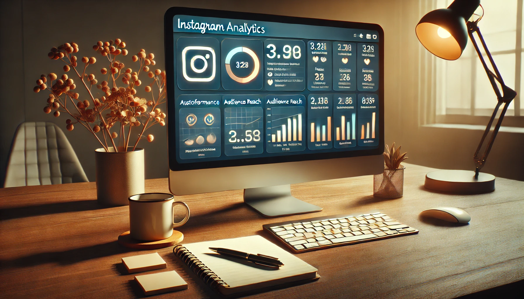 A user analyzing Instagram engagement metrics on the Gramhir Pro dashboard.