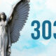 A serene background with the numbers "3030" glowing, symbolizing spiritual guidance and harmony.