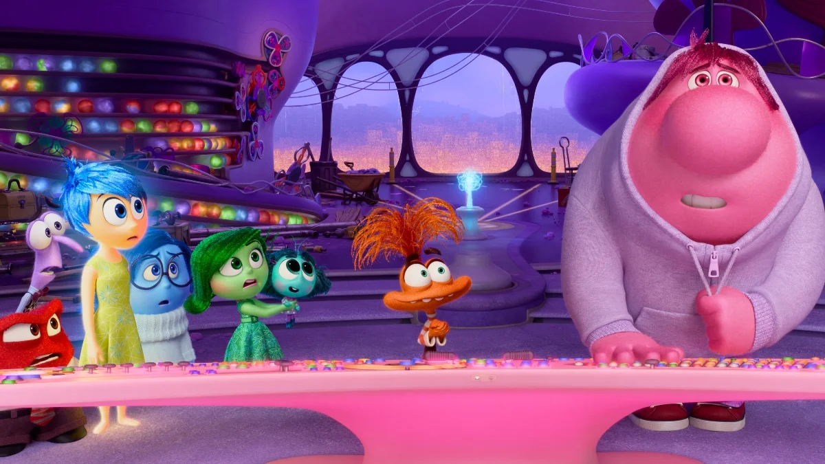 Inside Out 2 Glued to Phone